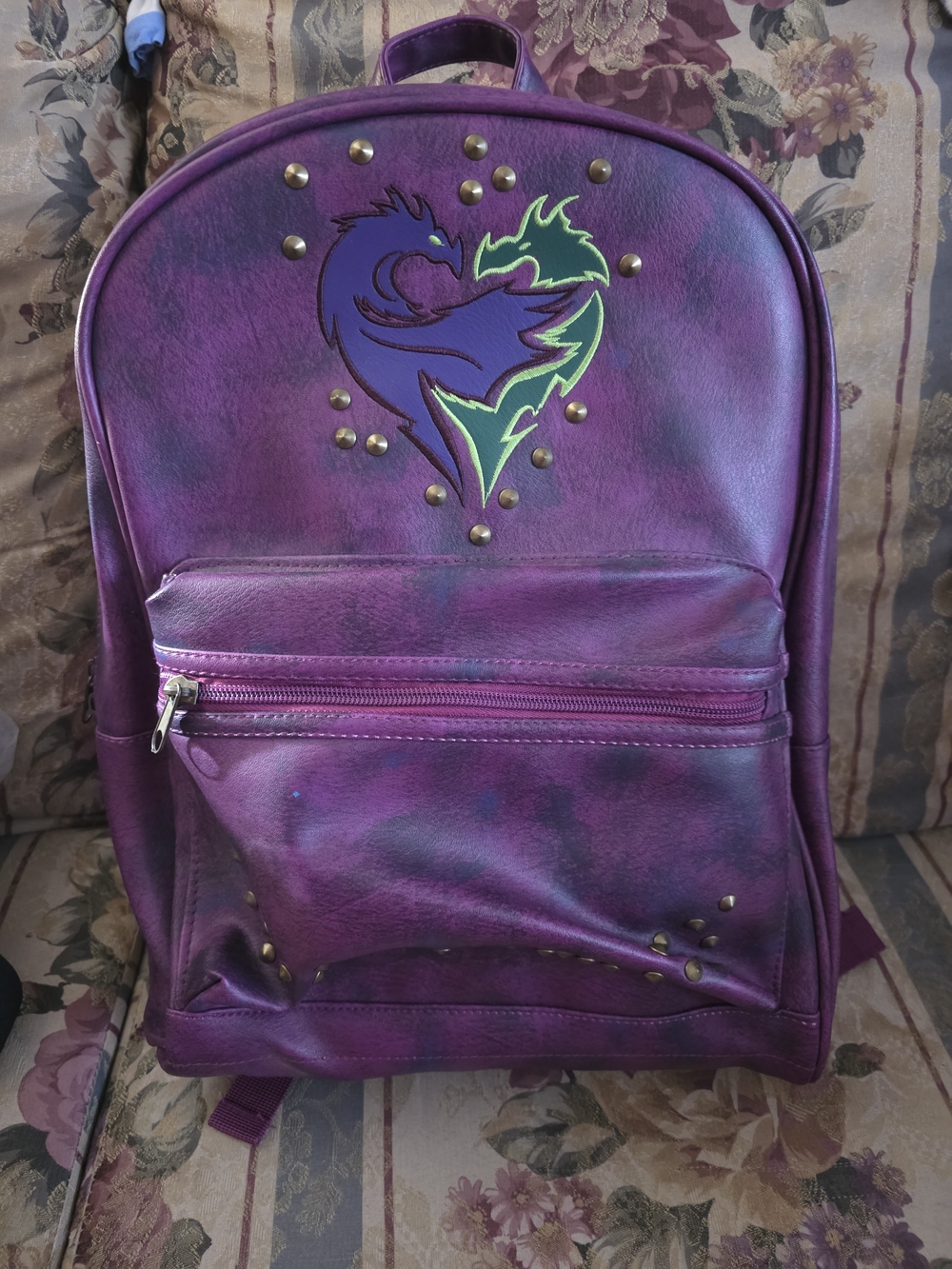 Disney Store Descendants Backpack Villains Maru Rucksack Purple